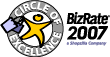 BizRate Customer Certified (GOLD) Site