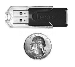 32GB Lexar JumpDrive FireFly USB 2.0 Flash Drive (LJDFF32GASBNA) $18.95