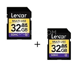 32GB SDHC Card Value Bundle