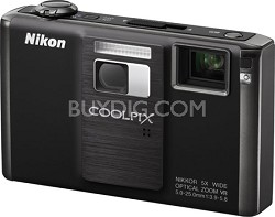 COOLPIX S1000pj Digital Camera w/ Projector (Matte Black)