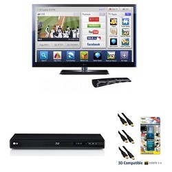 42" LG 42LV5500 WiFi Ready 120Hz 1080p LED HDTV + LG BD630 Blu-ray Player + HDMI Cable Kit $769
