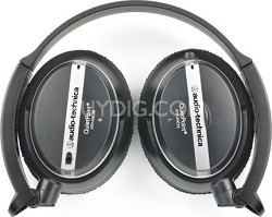 ATH-ANC25 Quietpoint Active Noise-Canceling On-Ear Headphones