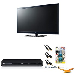 LG 55LW5600 55" 3D HDTV + 3D Blu-ray Player $1749