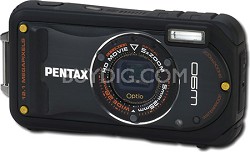 Pentax Optio W90 12 MP Waterproof Digital Camera wi/ 5x Wide Angle Zoom & 2.7-Inch LCD