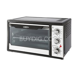 Oster 6 Slice Toaster Oven -With Convection- Black
