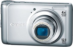 Canon PowerShot A3100IS 12MP Digital Camera (Silver)