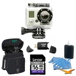save on GoPro HD Hero 960P Camcorder Epic Kit with 16GB SD Card!