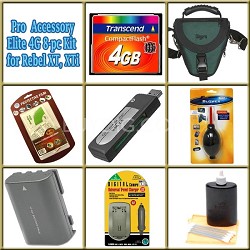 Special Elite 4G 8-pc Accessory Kit for Rebel XT, XTi
