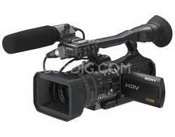 Sony HVR-V1U HDV Digital HD Camcorder with 1080/24P Scanning<br />
