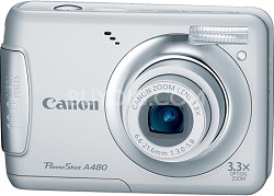 Canon PowerShot A480 10MP Digital Camera (Silver)