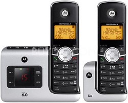 Motorola L402 DECT 6.0 Cordless Phone with 2 Handsets