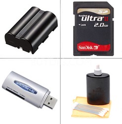 Special Bargain Accessory Bundle for Nikon D80 and D90 Body