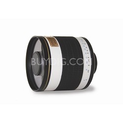Rokinon 500mm f6.3 Multi-Coated ED Mirror Lens for Nikon DSLR Cameras