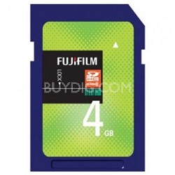save on Fujifilm 4GB SDHC -4GB Memory Card