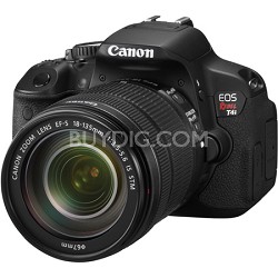 Canon EOS Rebel T4i 18MP SLR Camera 18-135mm IS STM Lens Kit w/ Vari-Angle Touchscreen