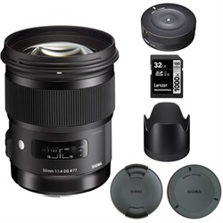 Sigma 50mm f/1.4 DG HSM Lens for Canon EF Cameras - 693956 w