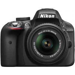 Nikon D3300 24.2 MP Digital SLR with 18-55mm VR II Lens (Black) Factory Refurbished Nikon D3300 24.2 MP Digital SLR with 18-55mm VR II Lens (Black) Factory Refurbished