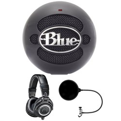 BLUE MICROPHONES Snowball USB Microphone Gloss Black - 