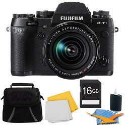 Fujifilm X-T1 16.3MP Full HD 1080p Video Mirrorless Digital Camera 18-55mm Lens 16GB Kit
