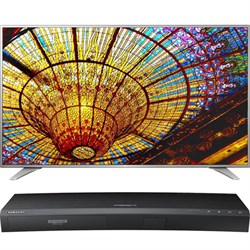 LG 60-in UHD Smart TV w\/ webOS 3.0 - 60UH6550 w\/Samsung UBDK8500 UHD Blu Ray Player