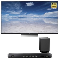 Sony XBR-55X850D 55-Inch Class 4K HDR Ultra HD TV with Sony HT-ST9 Hi-Res Sound Bar