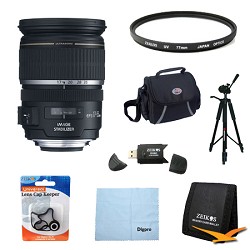 Canon EF-S 17-55mm F/2.8 IS USM Wide Angle Zoom Lens Exclusive Pro Kit