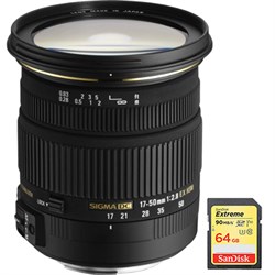 Sigma 17-50mm f/2.8 EX DC OS HSM FLD Zoom Lens f/Canon DSLR 
