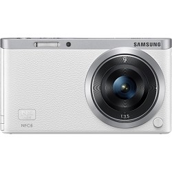 Samsung NX Mini Mirrorless Digital Camera with 9mm Lens - White