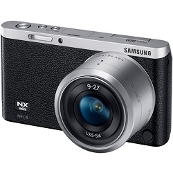 Samsung NX Mini Mirrorless Digital Camera with 9-27mm Lens and Flash - Black