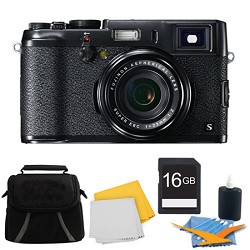 Fujifilm X100S 16MP Full HD 1080p Video Digital Camera 16GB Black Kit