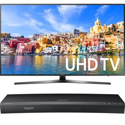 Samsung 65 Class KU7000 7-Series 4K UHD TV + Samsung UBDK8500 4K UHD Blu-Ray Player