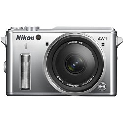 Nikon 1 AW1 14.2MP Waterproof Shockproof Digital Camera w/ AW 11-27.5mm - Silver