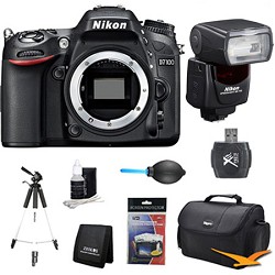 Nikon D7100 DX-Format Digital HD-SLR Body with SB-700 AF Speedlight Pro Flash Bundle