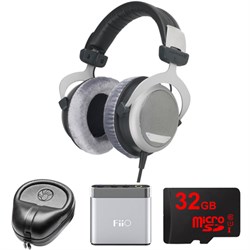BeyerDynamic DT 880 Premium Headphones 32 OHM - 483931 w/ FiiO A1 Amp. Bundle