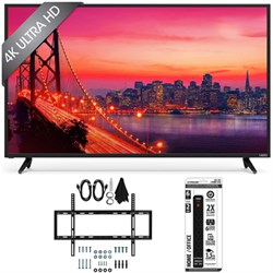 Vizio E60u-D3 - 60-Inch 4K Ultra HD SmartCast TV Home Theater w\/ Slim Mount Bundle