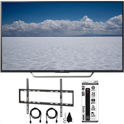 Sony XBR-65X750D - 65 Class 4K Ultra HD TV w/ Flat Wall Mount Bundle