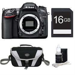 Nikon D7100 DX-Format Digital HD-SLR Body 16GB Bundle