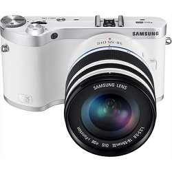 Samsung NX300 Mirrorless Digital Camera with 20-50mm F/3.5-5.6 ED II Lens (White)