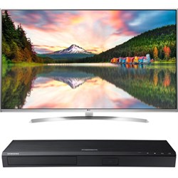 LG 65 Super UHD Smart TV - 65UH8500+ Samsung UBDK8500 4K UHD Blu-Ray Player
