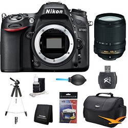 Nikon D7100 DX-Format Digital HD-SLR 18-140mm VR Pro Lens Bundle
