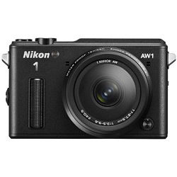 Nikon 1 AW1 14.2MP Waterproof Shockproof Digital Camera w/ AW 11-27.5mm - Black