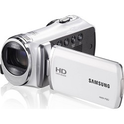 Samsung HMX-F90 52X Optimal Zoom HD Camcorder - White