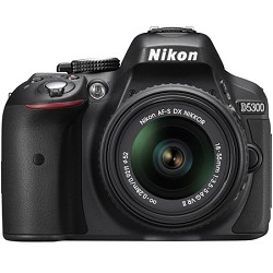 Nikon D5300 DX-Format 24.2MP DSLR Camera with 18-55mm VR II Lens - Factory Refurbished Nikon D5300 DX-Format 24.2MP DSLR Camera with 18-55mm VR II Lens - Factory Refurbished