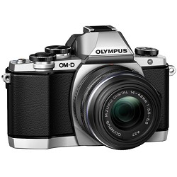 Olympus OM-D E-M10 Mirrorless Micro Four Thirds Digital Camera w 14-42mm 2RK Lens Silver