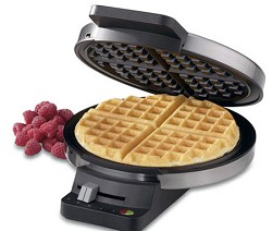 Cuisinart WMR-CA Round Classic Waffle Maker, Silver - Factory Refurbished