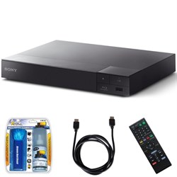 Sony BDP-S6700 4K Upscaling 3D Streaming Blu-ray Disc Player w\/ Accessory Bundle