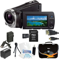 Sony HDR-PJ340/B Full HD 60p Camcorder w/ built-in Projector Kit