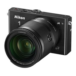 Nikon 1 J4 Mirrorless Digital Camera with 10-100mm Lens - Black