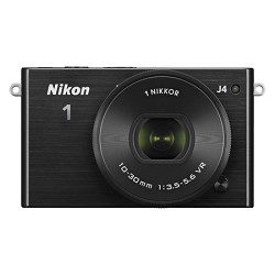 Nikon 1 J4 Mirrorless Digital Camera with 10-30mm Lens - Black