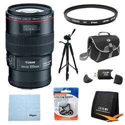 Canon EF 100mm f/2.8L Macro IS USM Macro Lens Exclusive Pro Kit